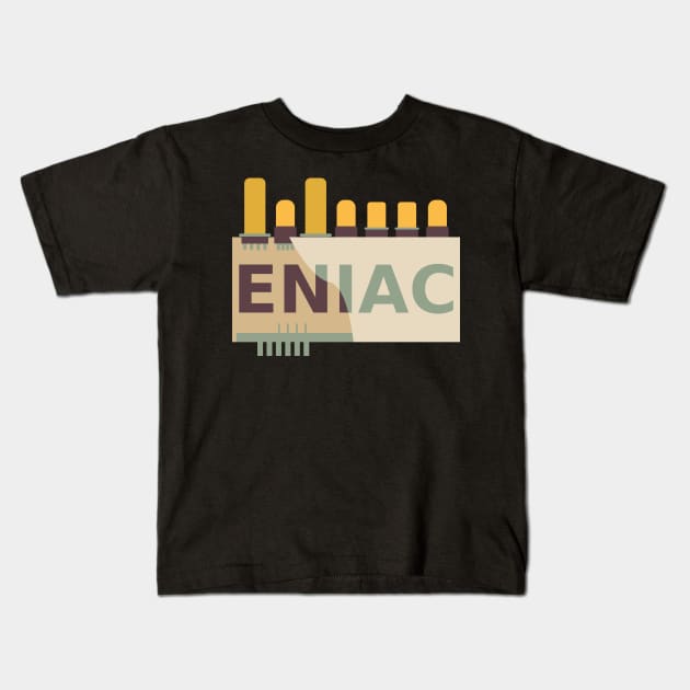 ENIAC Module Kids T-Shirt by Advent of Computing